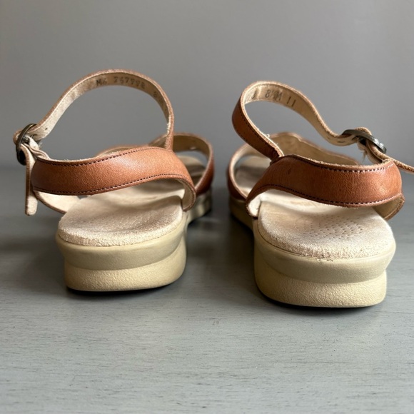 SAS Women Tan Huarache Leather Quarter Strap Sandals Shoe 8.5M Tripad Comfort - Picture 5 of 13